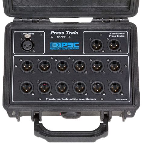 psc press train passive audio distribution box|psc press train.